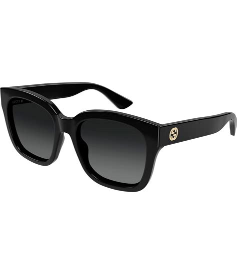 gucci square rectangle sunglasses|Gucci minimal 54mm square sunglasses.